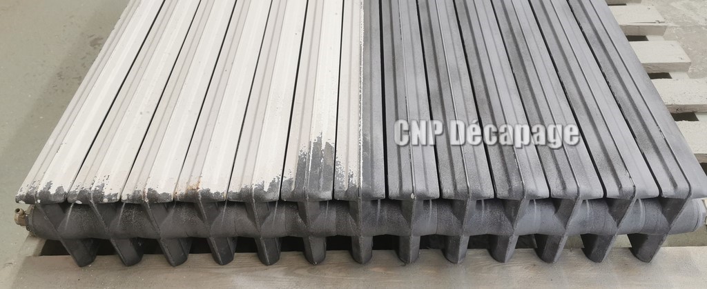 Radiateur pendant le décapage