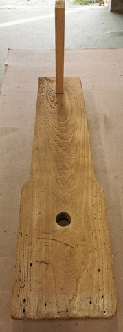 Aérogommage d'une presse d'établi